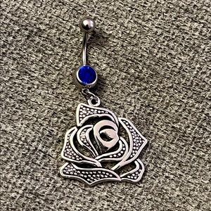 Rose Navel Ring